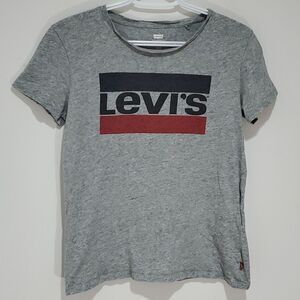 Levi's small grey short sleeve shirt